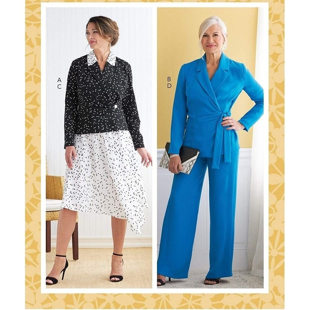 Butterick Sewing Pattern 6820 10958 Jacket Skirt and Pants Size 6-14